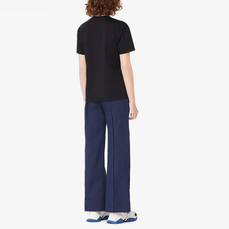 KENZO Letter Logo T Shirts Women's Black-2