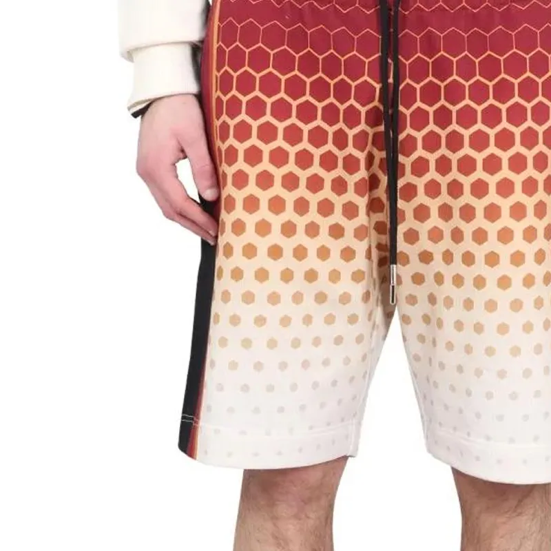 DRIES VAN NOTEN Logo Printed Drawstring Bermuda Shorts-5