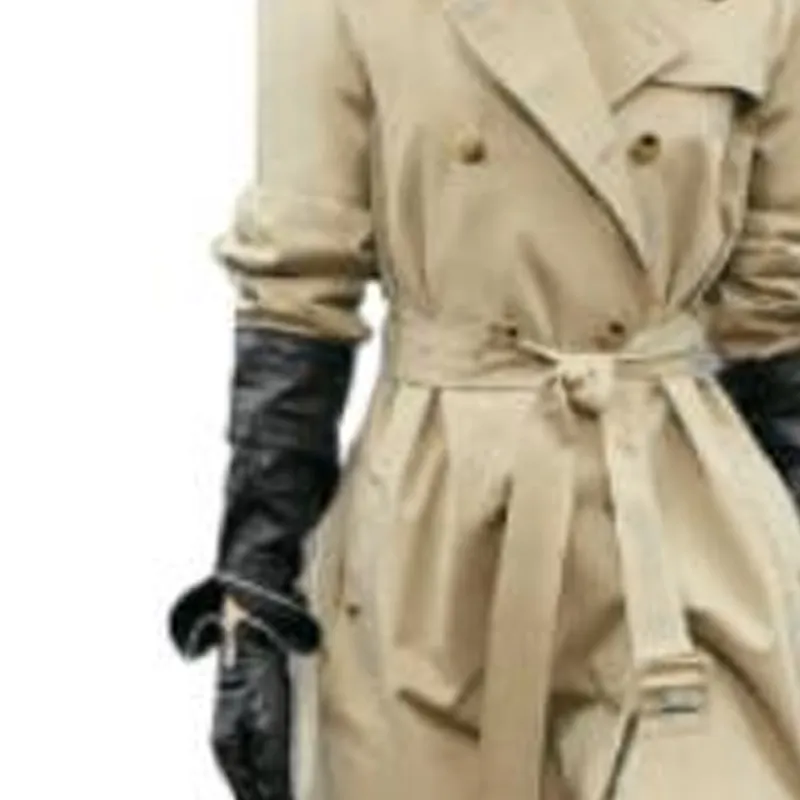 Givenchy Trench Coats Women's Khaki-2
