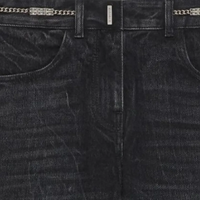Givenchy Chain Detailed Bootcut Jeans-4