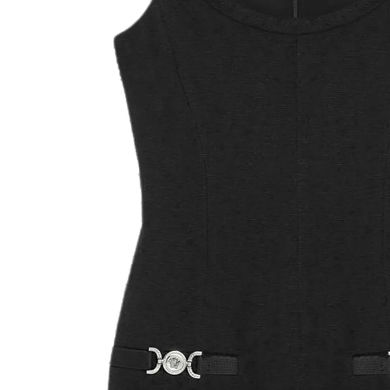 VERSACE Medusa '95 Tweed Mini Jumpsuit-2