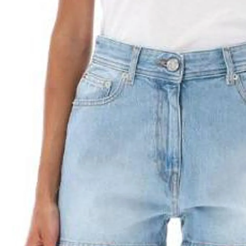 VERSACE Butterflies Denim Shorts-5