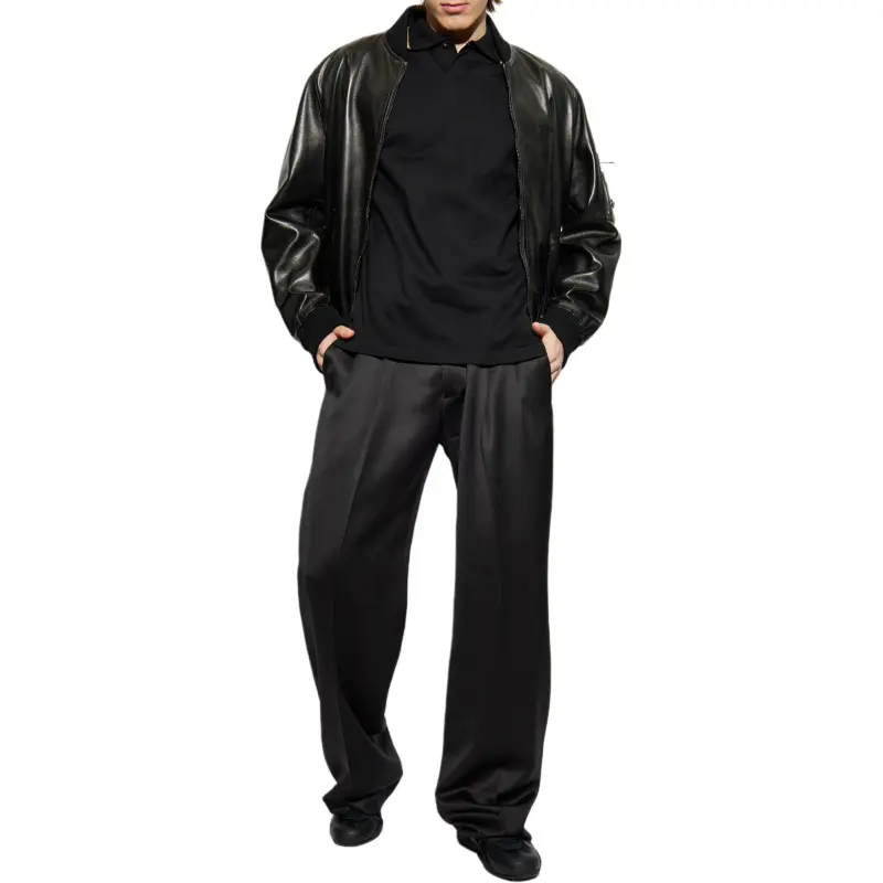 VERSACE Collared Short Sleeve Polo Shirt-3