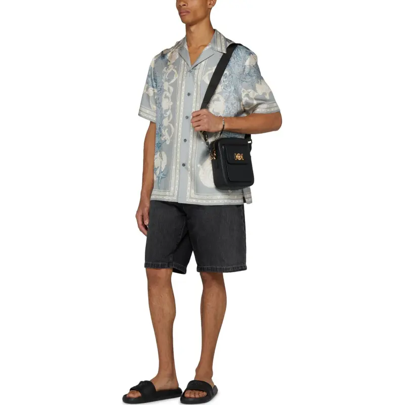 VERSACE Shirts Men Light Blue-3
