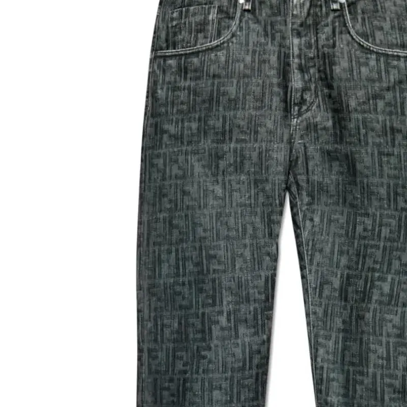FENDI Jeans Men Dark Blue-4