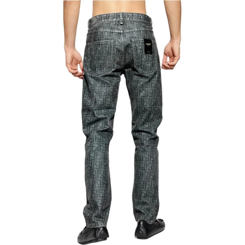 FENDI Jeans Men Dark Blue-1