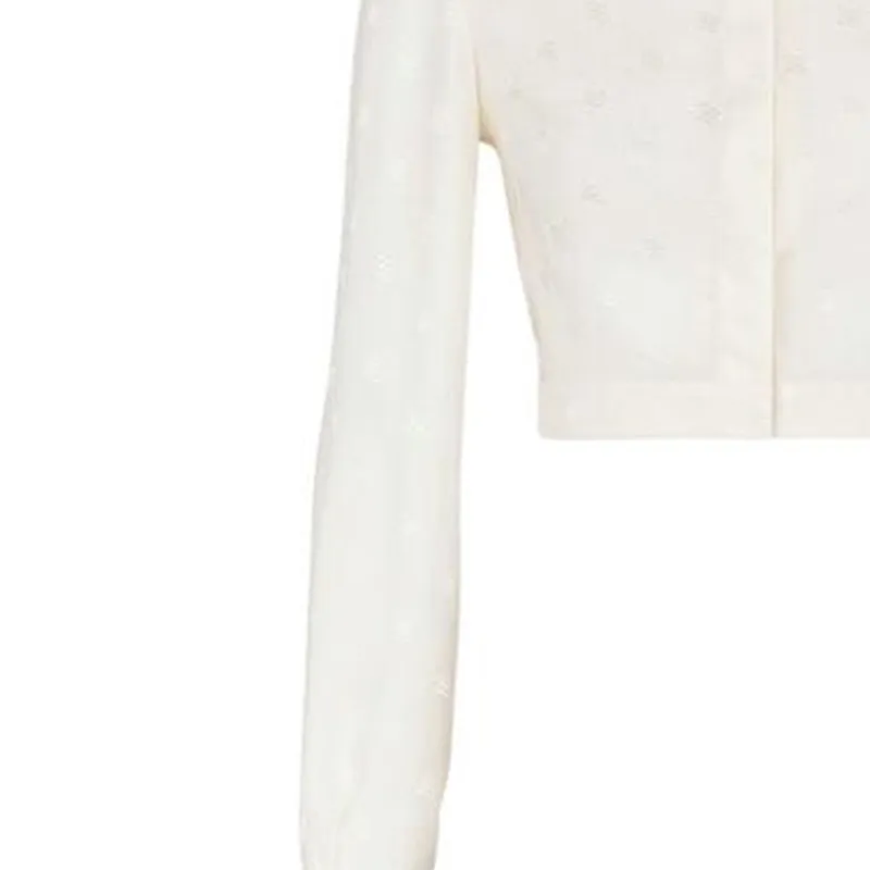 FENDI Crop Tops Women's White-3