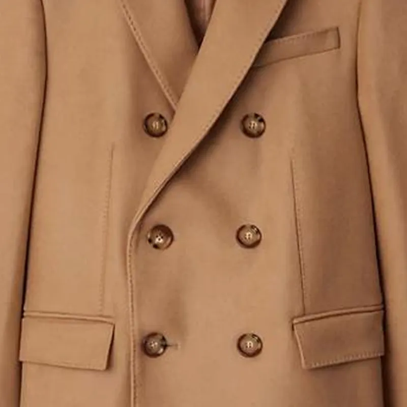 Burberry Coats Men Camel-4