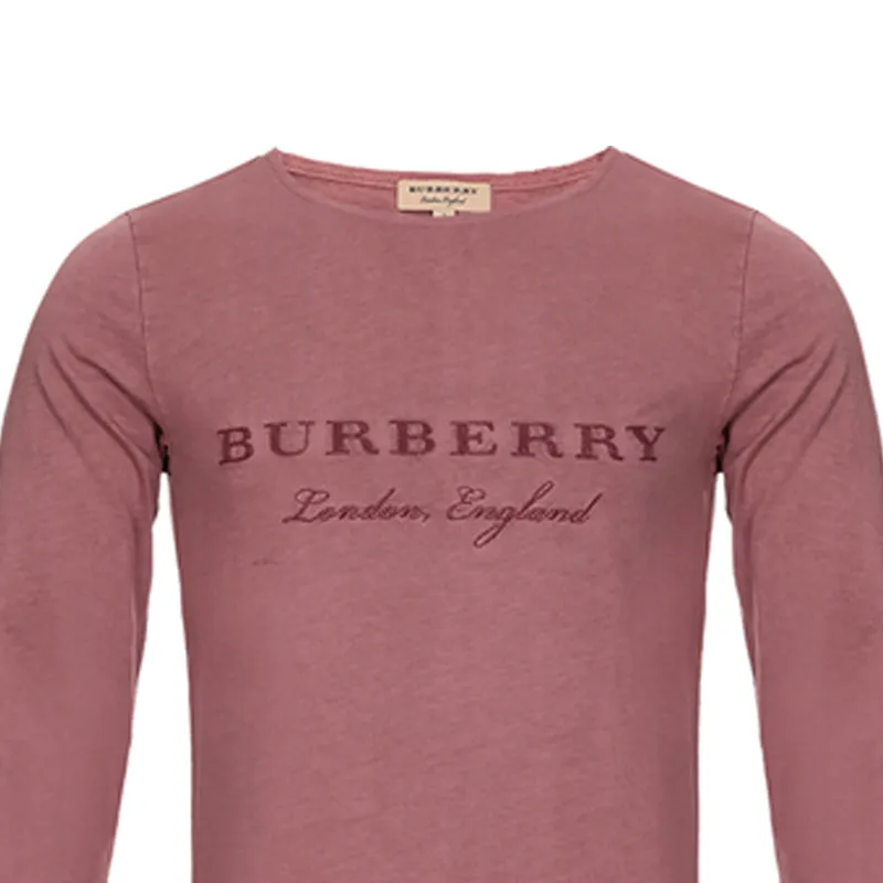 Burberry T-Shirts Men Brick Red-2