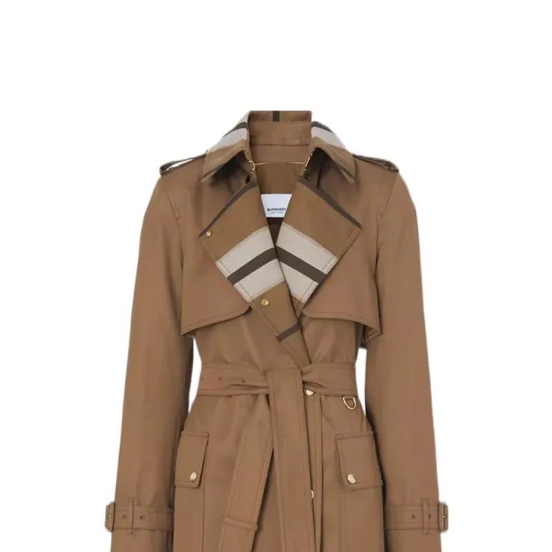 Burberry Trench Coats Women's Warm Walnut-4