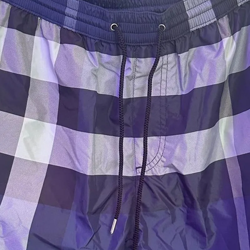 Burberry Swimming Shorts Men's Blue-3