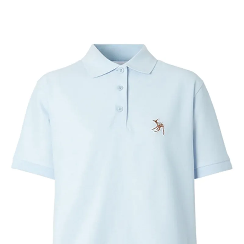 Burberry Polo Shirts Women's Blue-4
