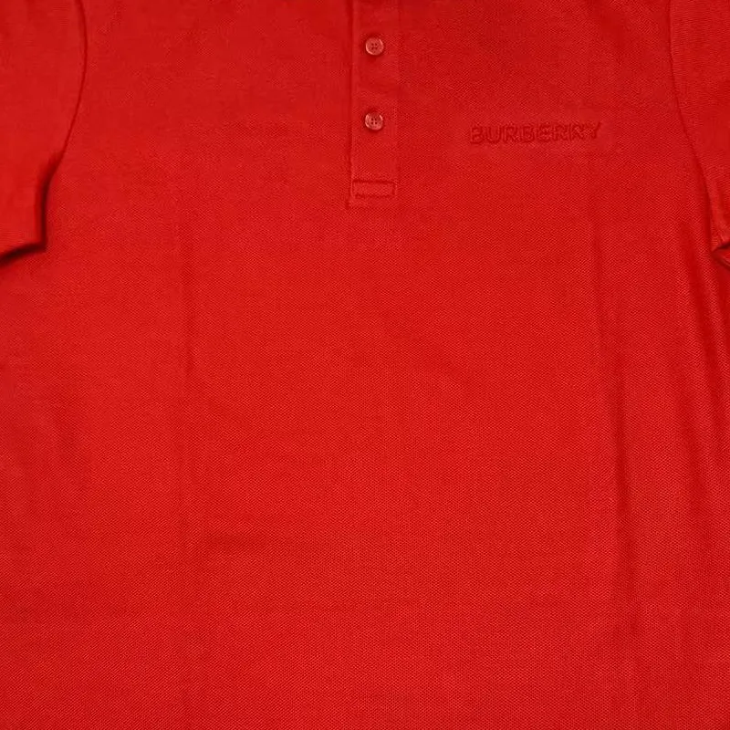 Burberry SS24 Polo Shirt Men's Red-3