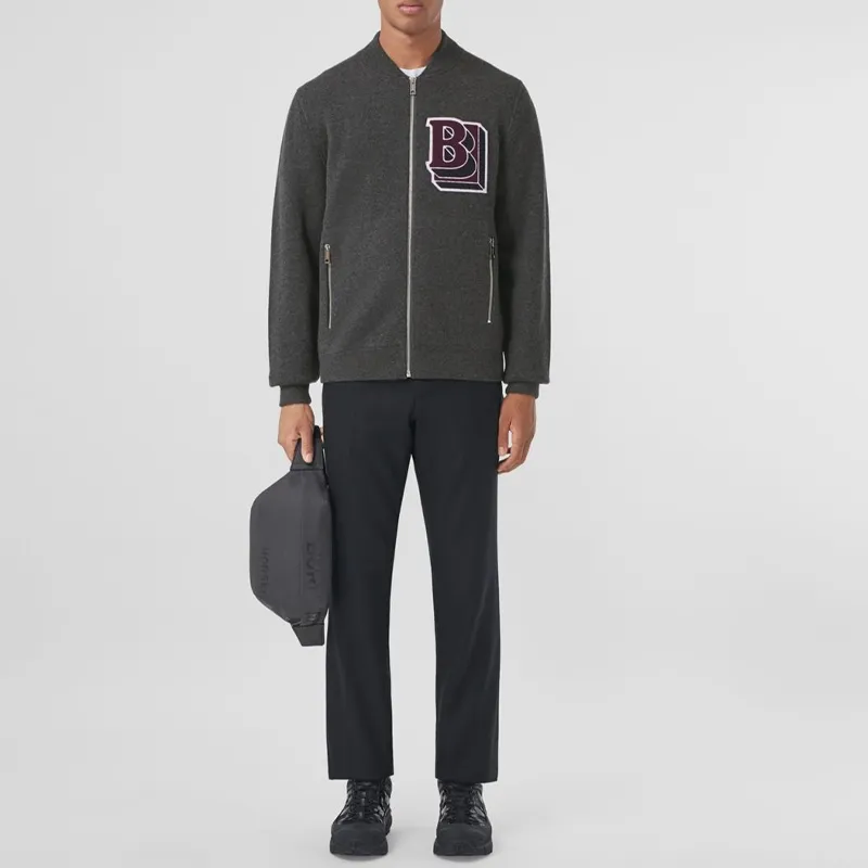 Burberry Jackets Men Gray-1