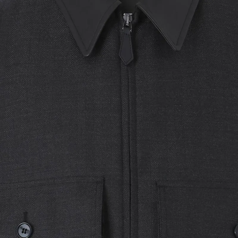 Burberry Jackets Men Gale Gray-4