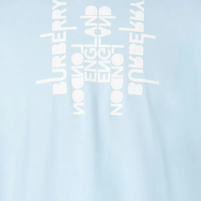 Burberry Logo Print Oversized T Shirt-4
