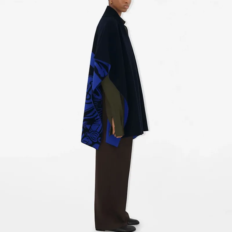 Burberry Cloaks Women's Blue-3