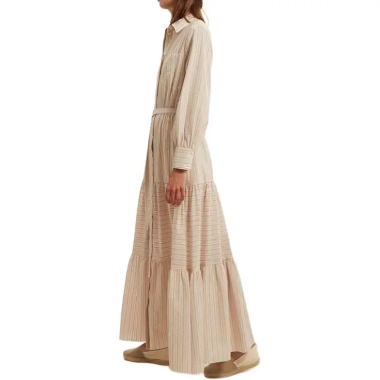 INES DE LA FRESSANGE Long Sleeved Dress Women's Light Umber-1