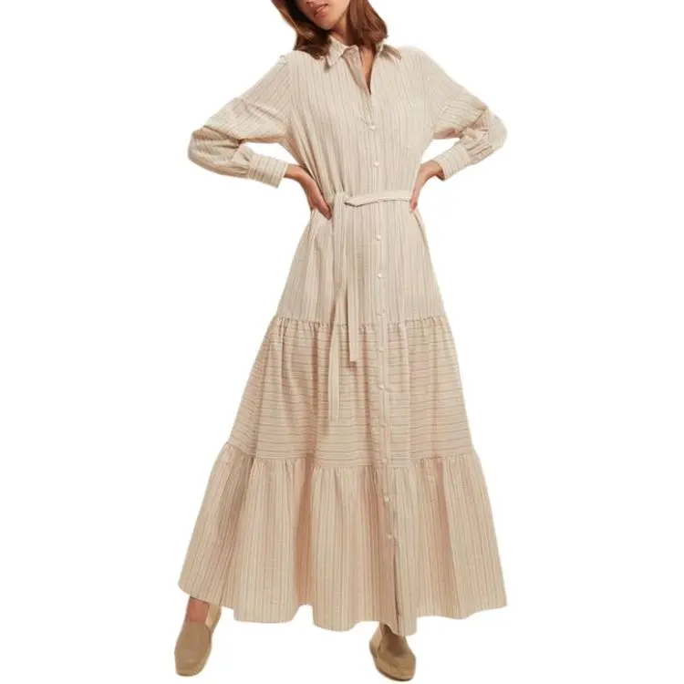 INES DE LA FRESSANGE Long Sleeved Dress Women's Light Umber-3