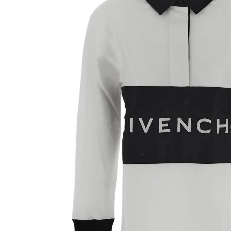 Givenchy Long-Sleeved Dresses Women's White-4