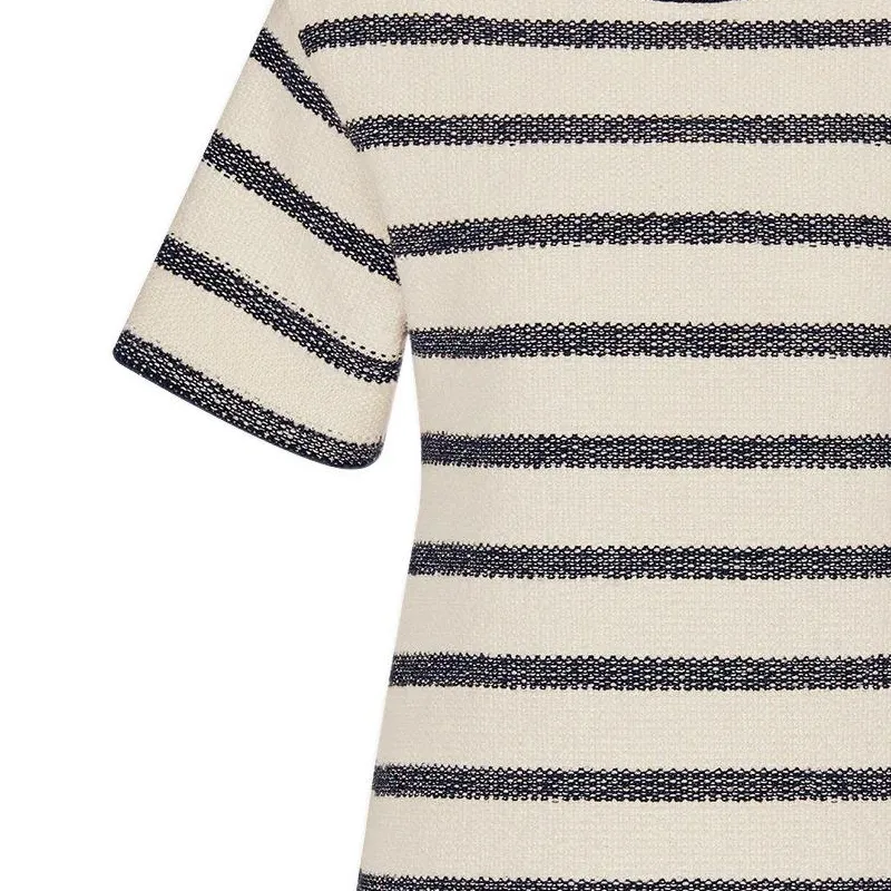 DIOR Short Sleeved Dresses Women's Beige-3