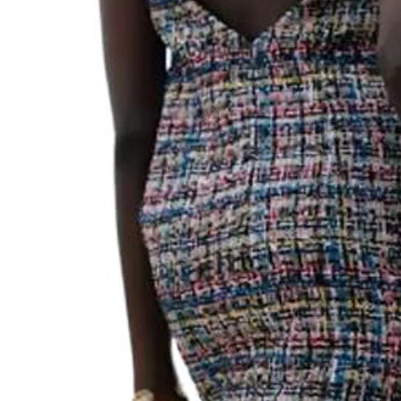 CHANEL Sleeveless Dresses Women's Multicolor-3