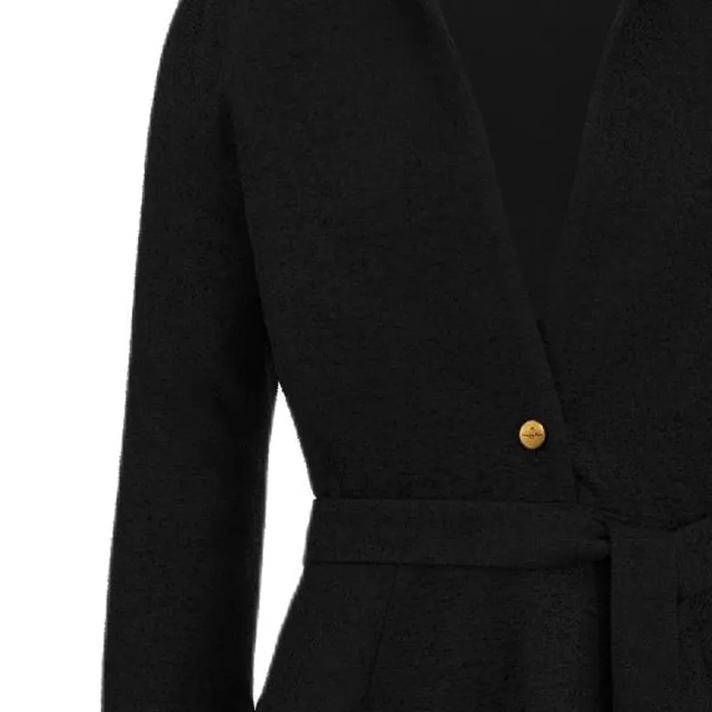 DIOR Long Sleeved Dresses Women's Black-4