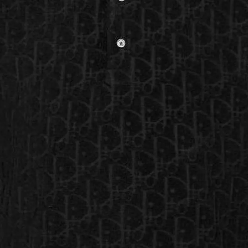 DIOR Polo Shirts Men Black-4