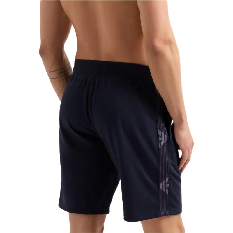 EMPORIO ARMANI Basic Terry Jersey Loungewear Bermuda Shorts-2