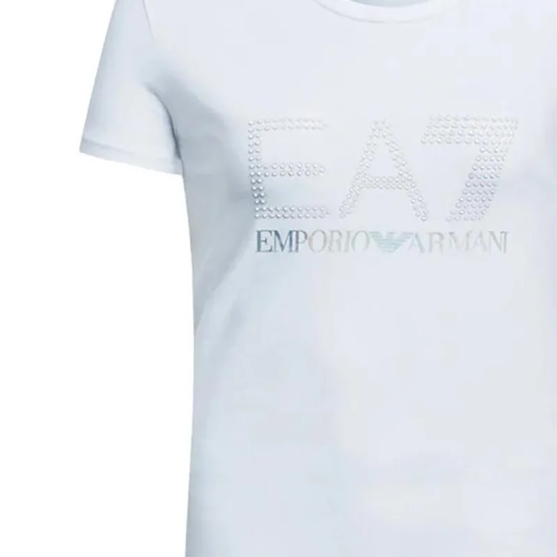 EMPORIO ARMANI EA7 SS23 T-Shirt Women's White-4