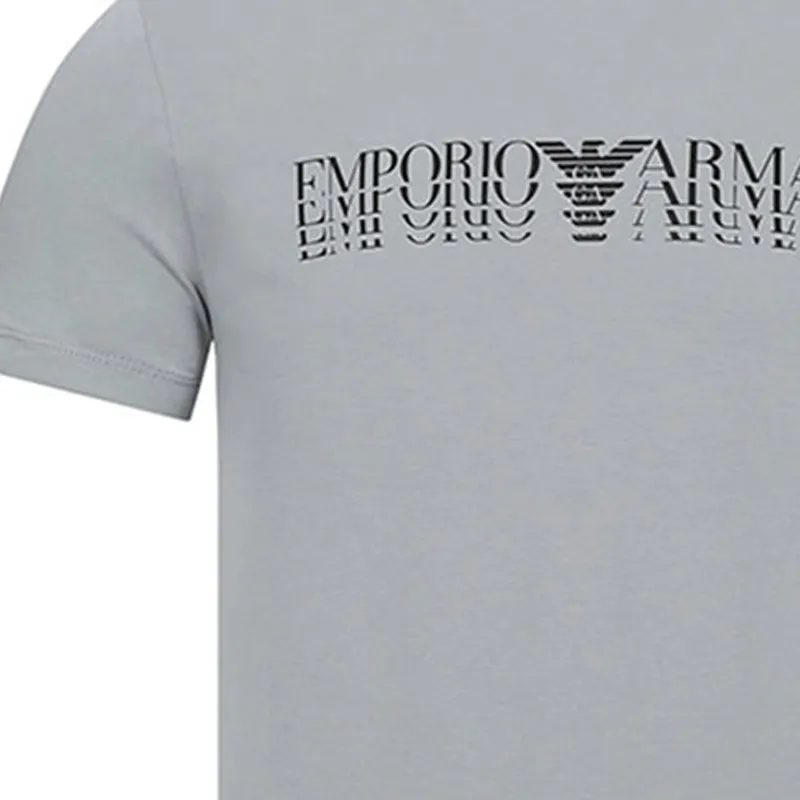EMPORIO ARMANI T Shirts Men Gray-4