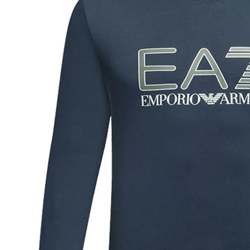 EMPORIO ARMANI T Shirts Men Navy-4