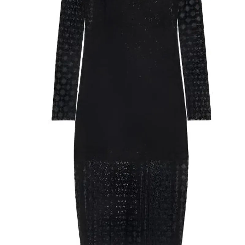 Givenchy Monogrammed Crew Neck Dress-5