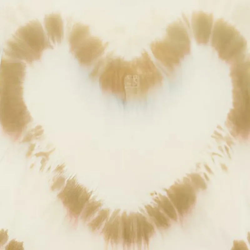Givenchy Tie And Dye Hearts Oversized T-Shirt 'White/Khaki'-5