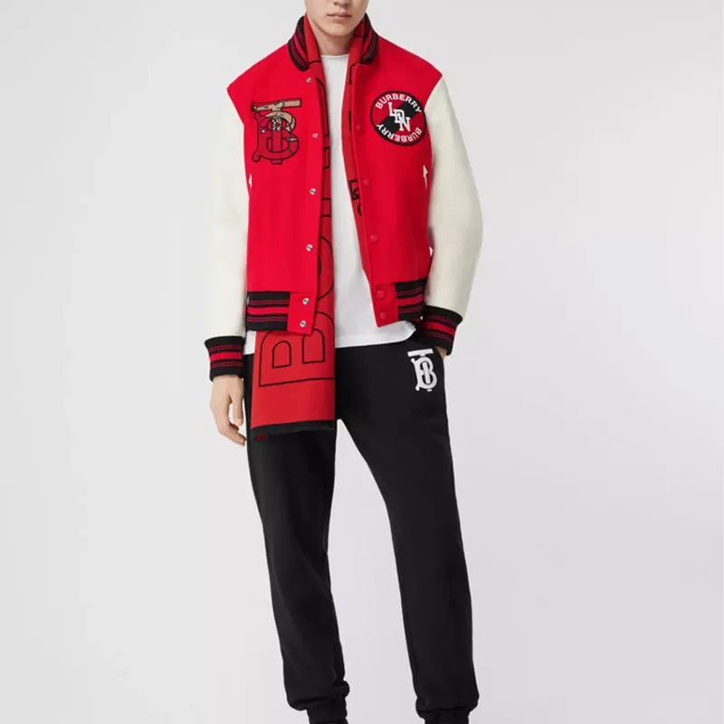 Burberry Jackets Coats Men's Bright Red-1
