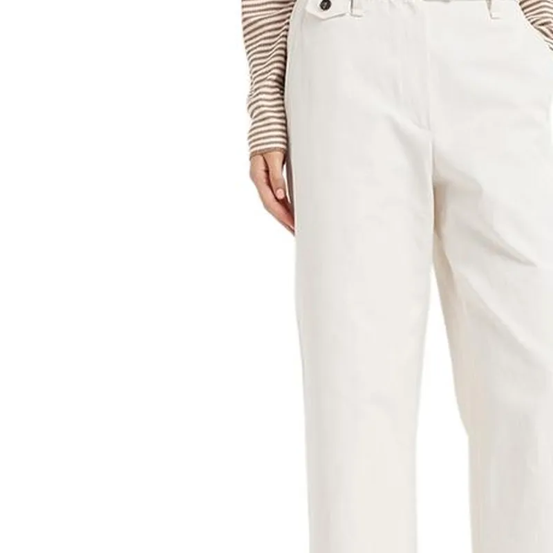 Brunello Cucinelli Embellished Cropped Chino Trousers-4