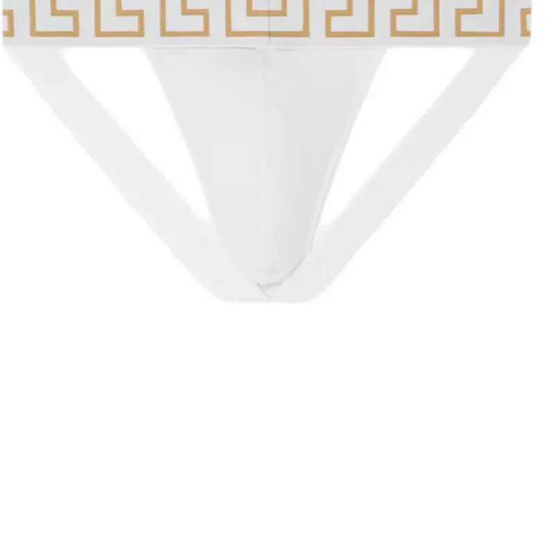 VERSACE Greca Border Stretched Jockstrap-3