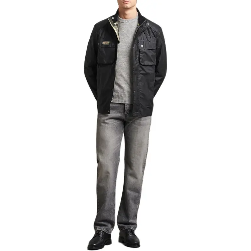 BARBOUR Logo Patch Long Sleeved Jacket-1