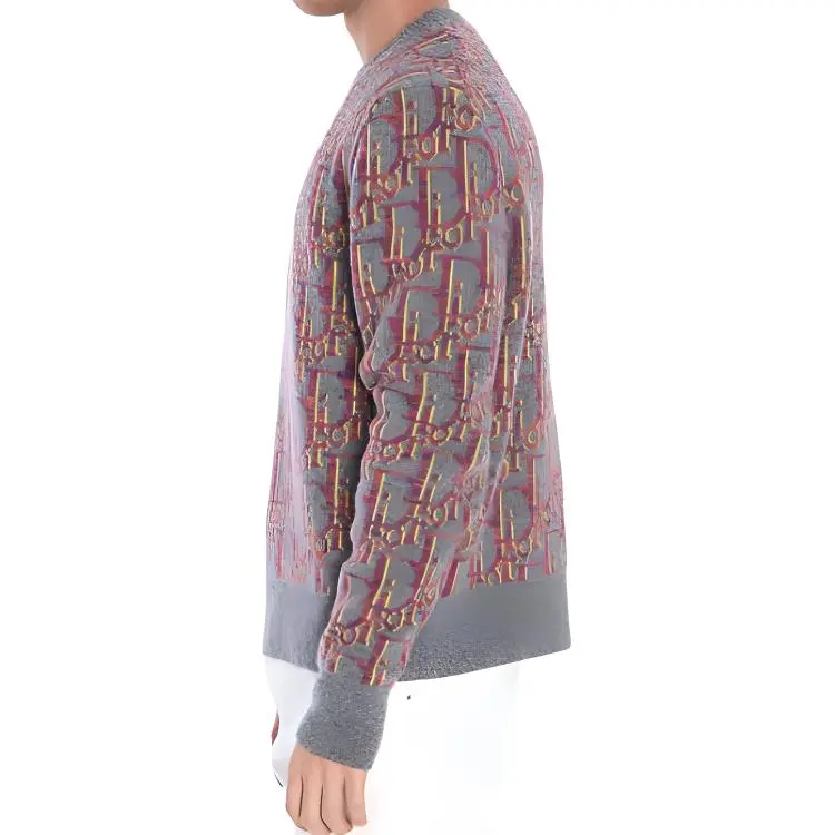 DIOR Sweaters Men Gray-3