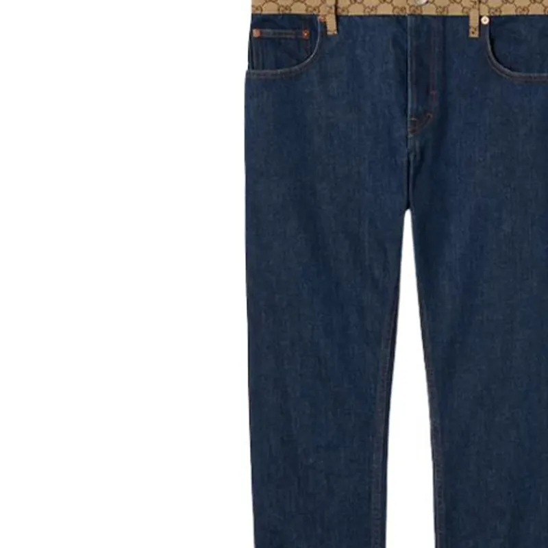 GUCCI Tapered Denim Pants-5