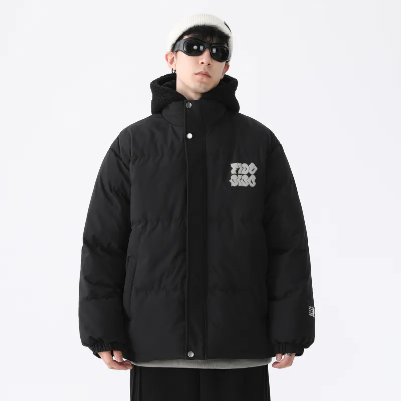 FIDO DIDO Puffer Jackets Unisex-17