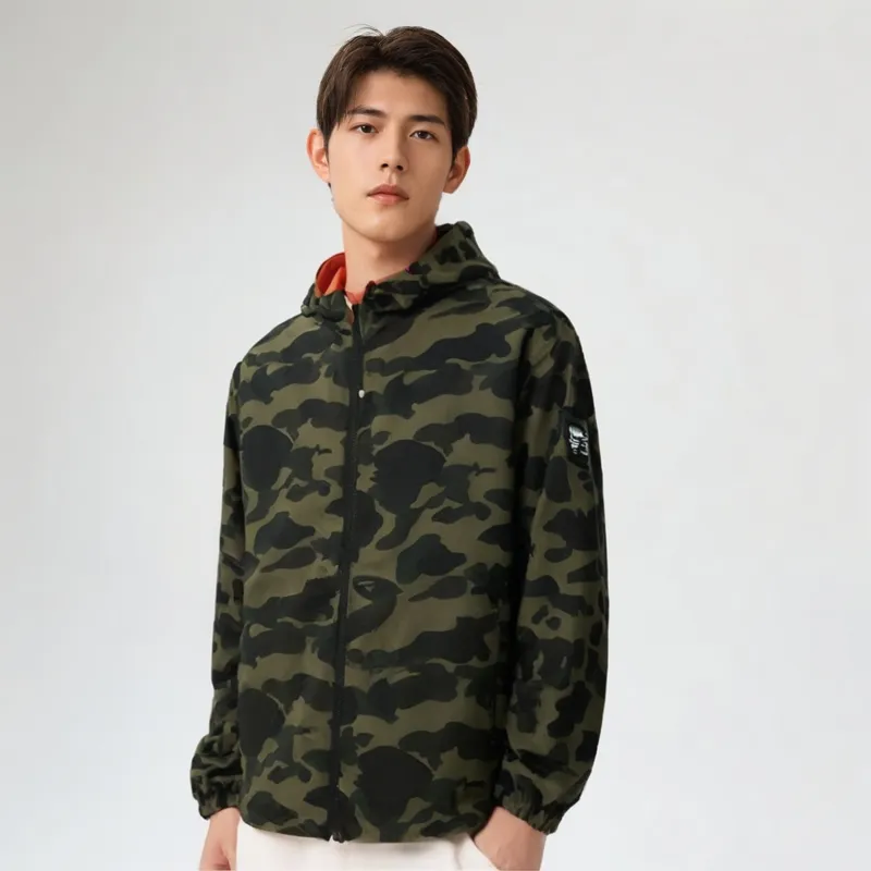 Bape 1st Camo Reversible Hoodie Jacket-2