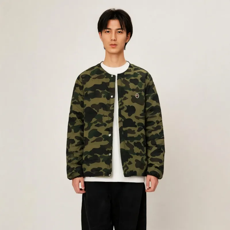 Bape 1st Camo Light Weight Down Jacket FW21-2
