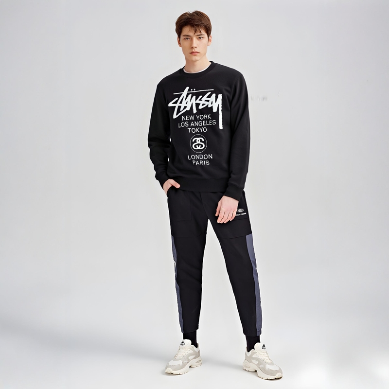 Stussy World Tour Crewneck - POIZON