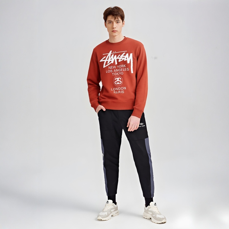 Stussy World Tour Crewneck - POIZON