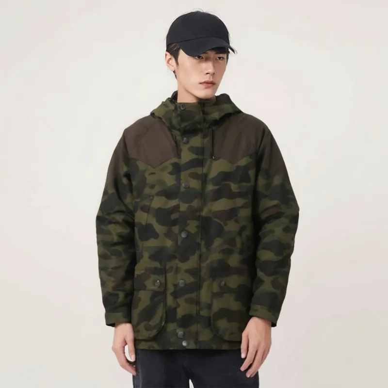 Bape X Barbour 1st Camo Bedale Snowboard Jacket-2