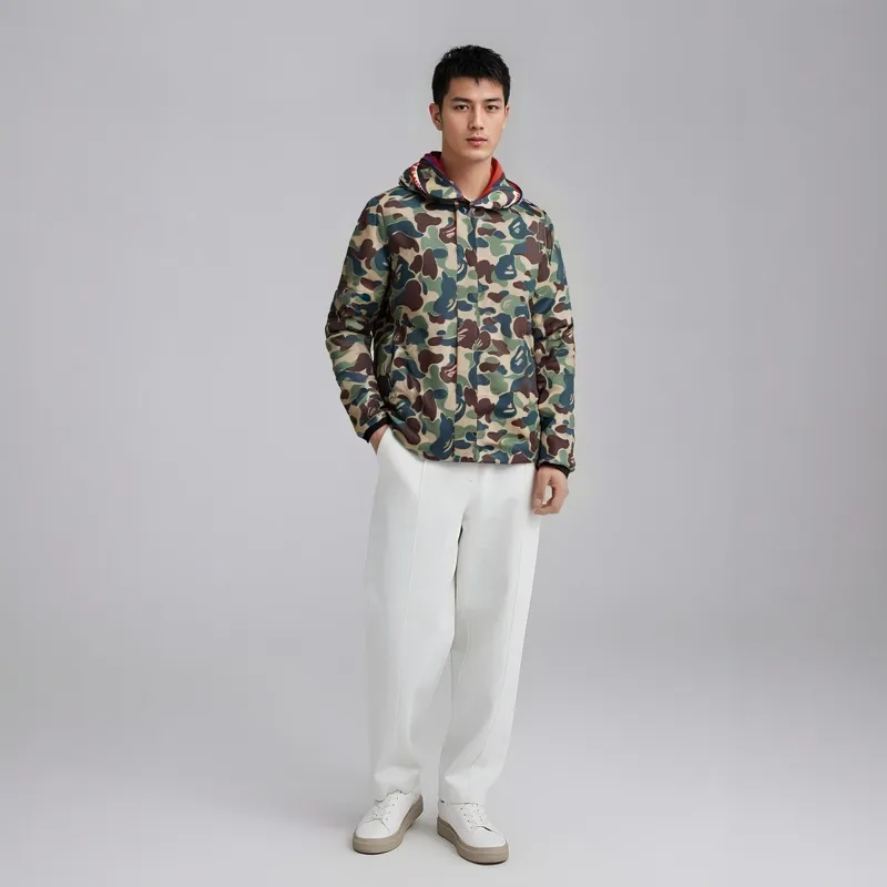 A BATHING APE X Canada Goose X CONCEPTS Crofton Shark Hoodie-3