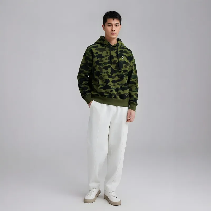 Bape 1st Camo One Point Pullover Hoodie-4