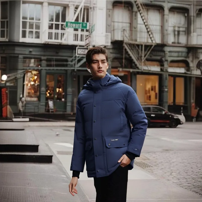 Canada Goose Emory Series Down Jacket Men's Elegant Blue-2