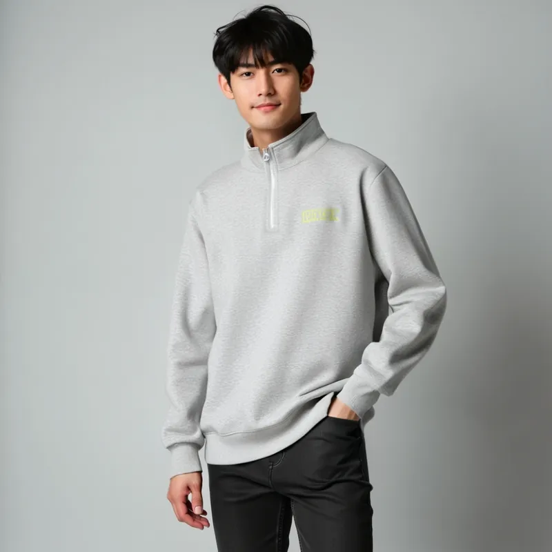 MINISO Half Zip Sweatshirt Unisex-8